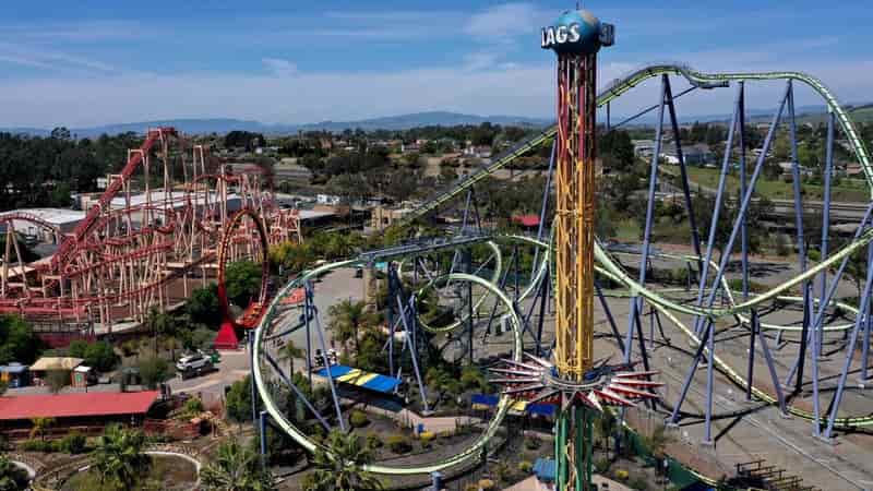 six flags roller coasters