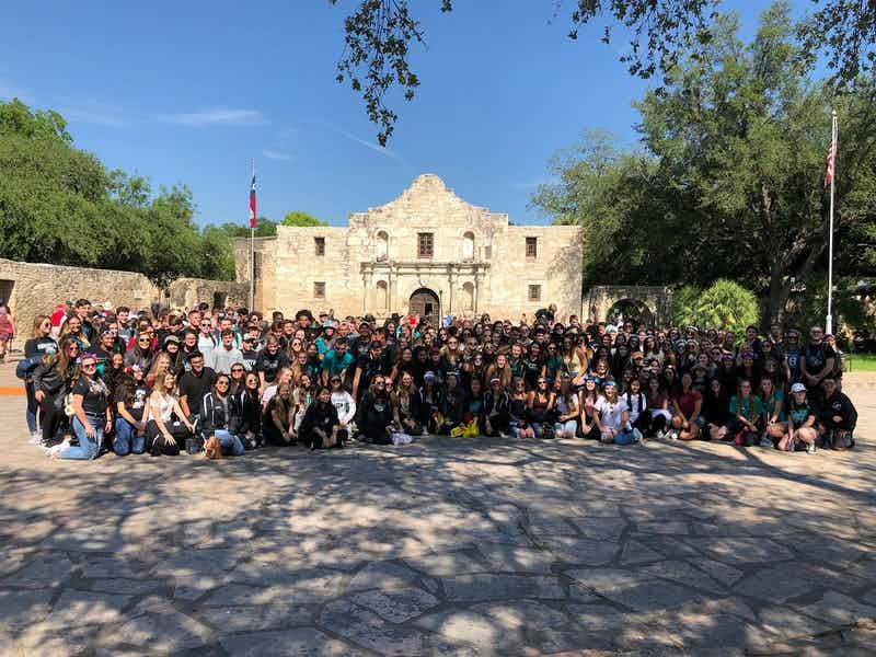 Alamo with Band
